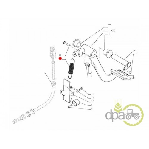 ARC PEDALA AMBREIAJ