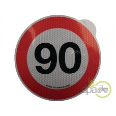 AUTOCOLANT INDICATOR LIMITA DE VITEZA 90KM/H