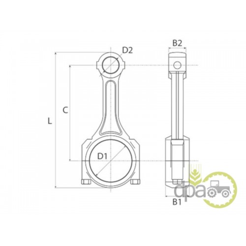 BIELA MOTOR
