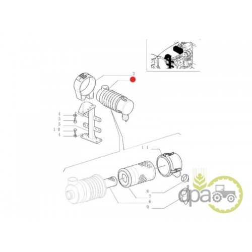 CARCASA FILTRU AER