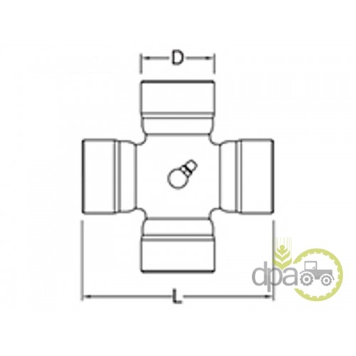 CRUCE CARDAN 34.92X94