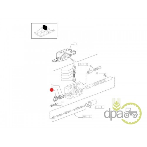 CUPLA LANT DISTRIBUITOR HIDRAULIC