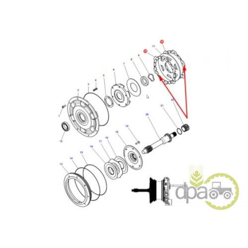 DISC FRICTIUNE 2MM