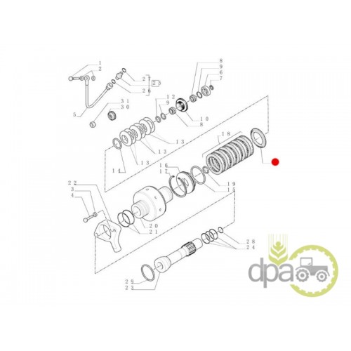 DISC INTERMEDIAR AMBREIAJ TRANSMISIE