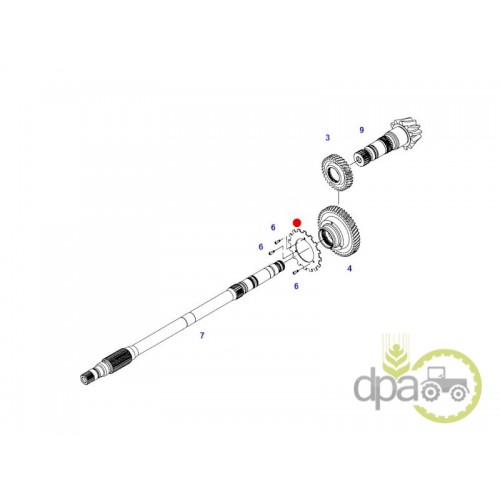 DISC PINION TRANSMISIE