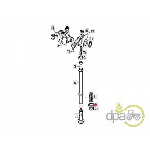 DISTANTIER SIMERING SUPAPA MOTOR