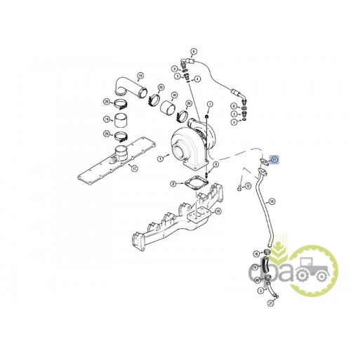 GARNITURA CONDUCTA TURBOSUFLANTA