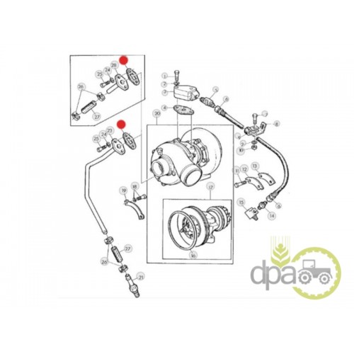 GARNITURA CONDUCTA TURBOSUFLANTA