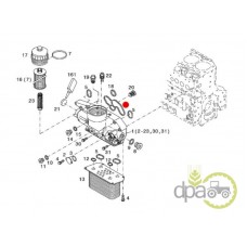 GARNITURA SUPORT FILTRU ULEI MOTOR