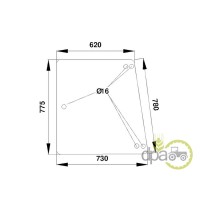 GEAM LATERAL STANGA SAU DREAPTA SPATE