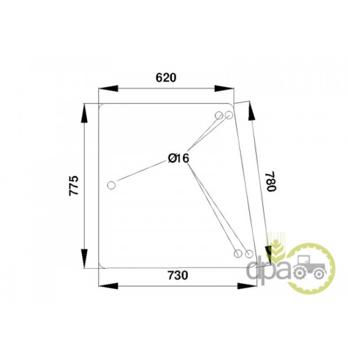 GEAM LATERAL STANGA SAU DREAPTA SPATE
