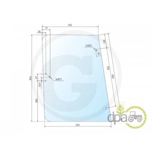 GEAM LATERAL STANGA SAU DREAPTA SPATE