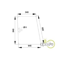 GEAM LATERAL STANGA SAU DREAPTA SPATE
