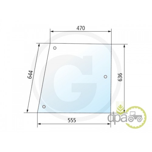 GEAM LATERAL STANGA SPATE