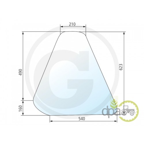 GEAM LATERAL STANGA SPATE