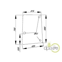GEAM LATERAL STANGA SPATE