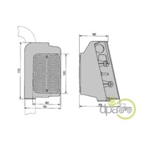 LAMPA SEMNALIZARE STANGA FATA