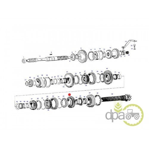 PINION TRANSMISIE Z24