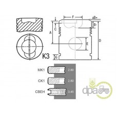 PISTON+SEGMENTI MOTOR