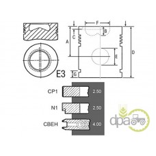 PISTON+SEGMENTI MOTOR