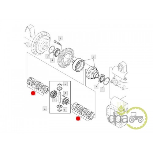 SET DISCURI FRICTIUNE PUNTE FATA