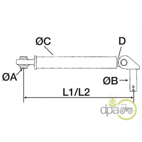 TIRANT LATERAL
