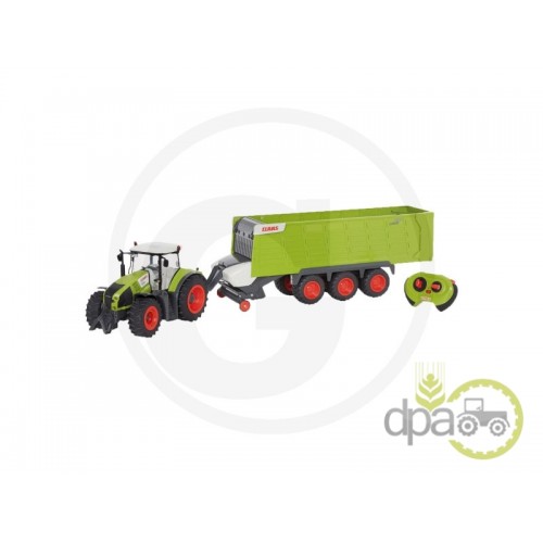 TRACTOR CU REMORCA JUCARIE CLAAS AXION 870