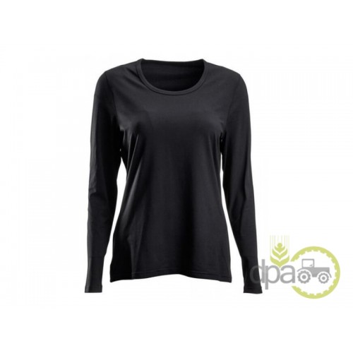 TRICOU MANECA LUNGA FEMEI NEGRU L